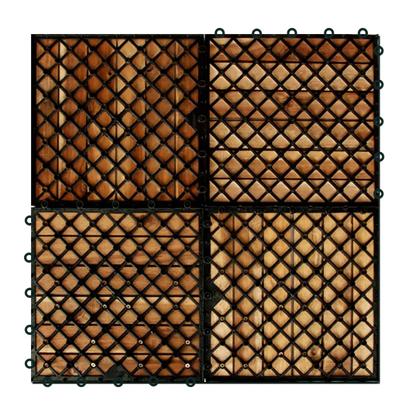 Casaria® Casaria Casaria Holzfliese Akazie 30 x 30cm braun – Produktbild 1 von 1