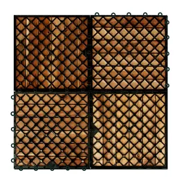 Casaria® Casaria Casaria Holzfliese Akazie 30 x 30cm braun – Produktbild 1 von 1