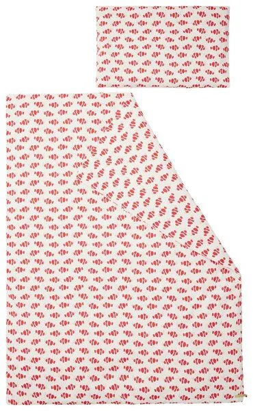 loud + proud loud + proud Kinder Jersey Bettwäsche-Set 100 x 135cm, GOTS-zertifiziert, Chili(rot), – Produktbild 2 von 4