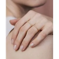 lille mus lille mus Ring 'Kugeln' 925 Silber / vergoldet, Gold, – Produktbild 1 von 1