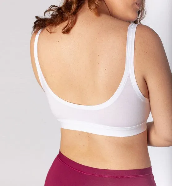 CASAGiN CASAGiN Bralette-BH aus ökologischer Pflanzenfaser, Weiß, – Produktbild 4 von 4