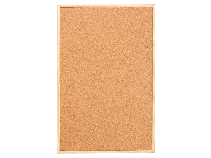 Kork-Pinnwand mit Holzrahmen, 60 x 90 cm – Produktbild 1 von 1