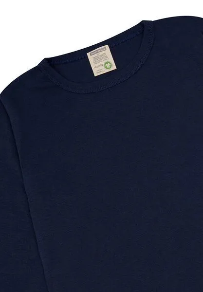 loud + proud loud + proud Kinder Shirt uni, GOTS-zertifiziert, Ultramarine(blau), – Produktbild 2 von 2