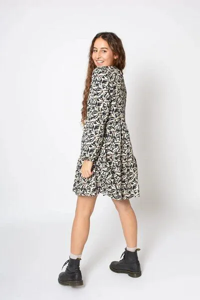 Zerum Zerum Langarm-Kleid Lissy, Flora, – Produktbild 2 von 3