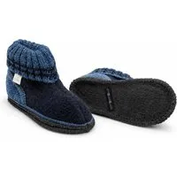 HANS NATUR Kinder Hausschuhe Hüttenschuhe nachtblau Gr.23 – Produktbild 1 von 1