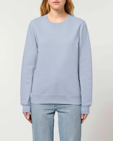 YTWOO YTWOO Unisex Sweatshirt | fairtrade & ökologisch, Blau (hell), – Produktbild 2 von 4