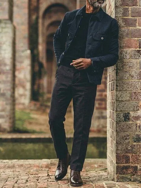 Will's Vegan Shop Will's Vegan Shop Chukka-Boots Herren, Schwarz, – Produktbild 2 von 3