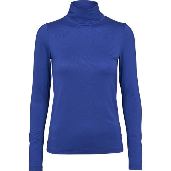 Basic Apparel Basic Apparel Rollkragenshirt - Joline T-Neck - aus Tencel, Blau (clematis blue), – Produktbild 1 von 1