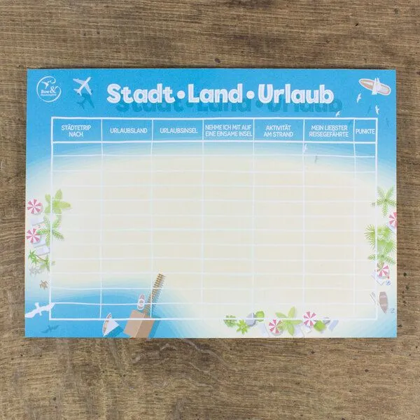 Bow & Hummingbird Bow & Hummingbird Block Stadt, Land, Urlaub – Produktbild 1 von 4