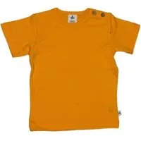 Leela Cotton Baby Kinder Kurzarmshirt Bio-Baumwolle T-shirt "Leela Cotton", Sonnengelb, – Produktbild 1 von 1