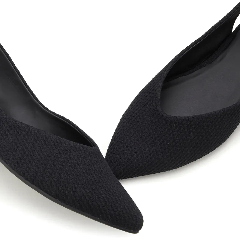 Lascana Ballerina schwarz, Schwarz, – Produktbild 1 von 3