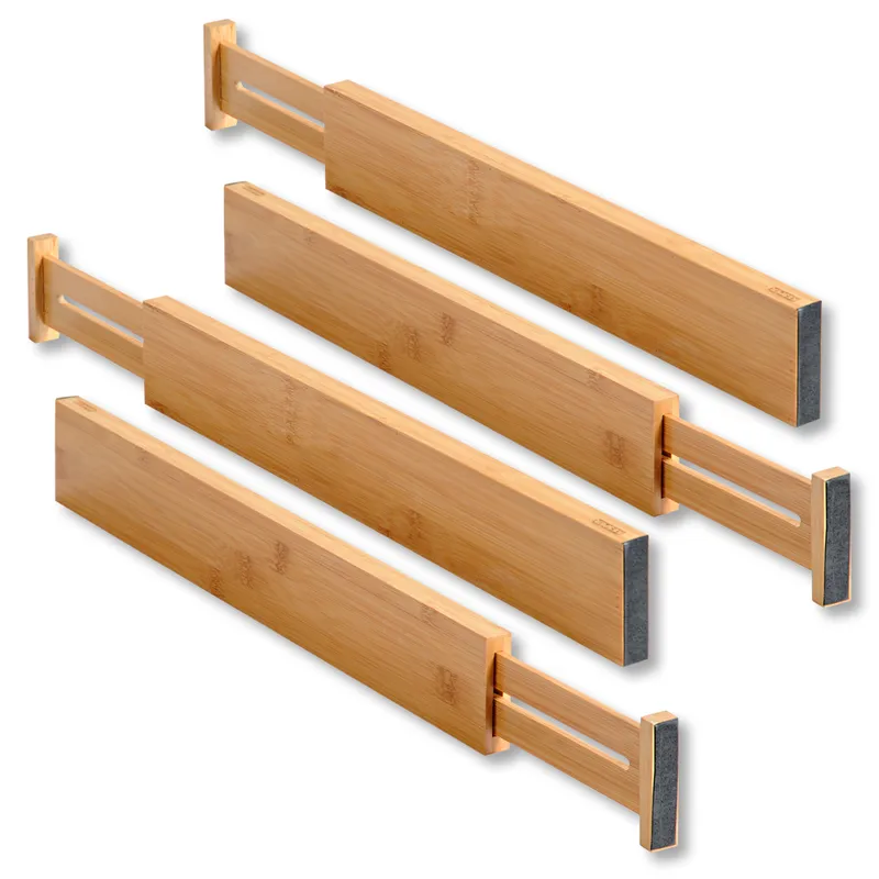 Kesper Kesper Schubladentrenner, 4er Pack, Bambus – Produktbild 1 von 1