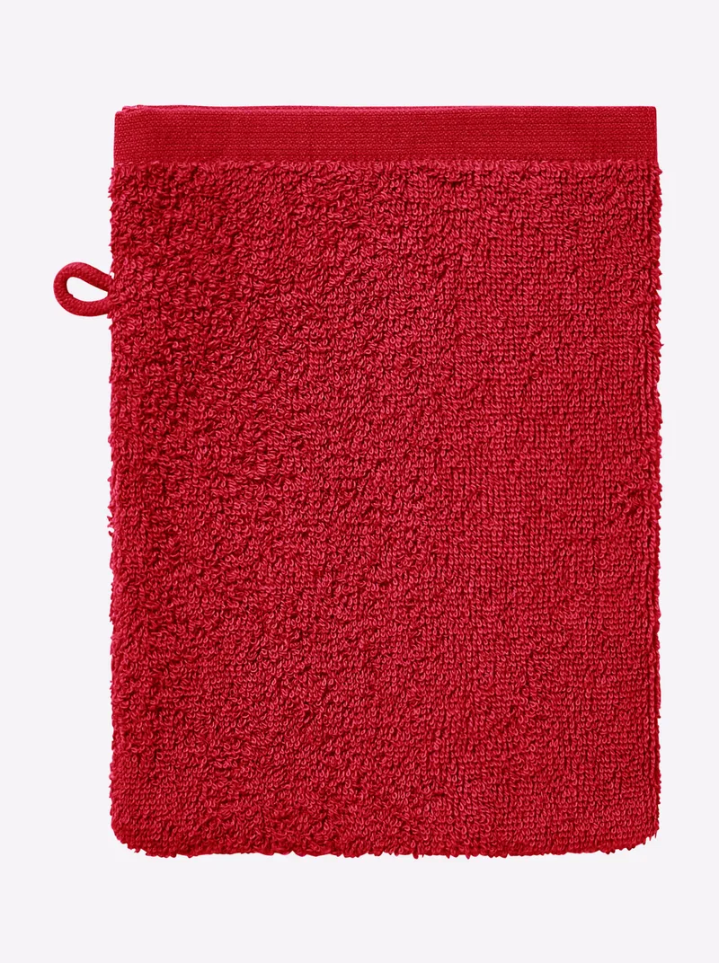 wäschepur Handtuch rot, Rot, – Produktbild 1 von 2