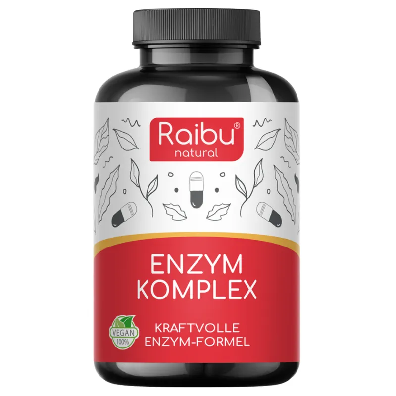 Raibu Natural Raibu Natural Enzym Komplex | 90 Kapseln – Produktbild 1 von 1