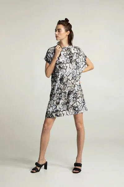 Lovjoi Lovjoi Minikleid FJELA aus Biobaumwolle, Phyton (mehrfarbig), – Produktbild 2 von 4