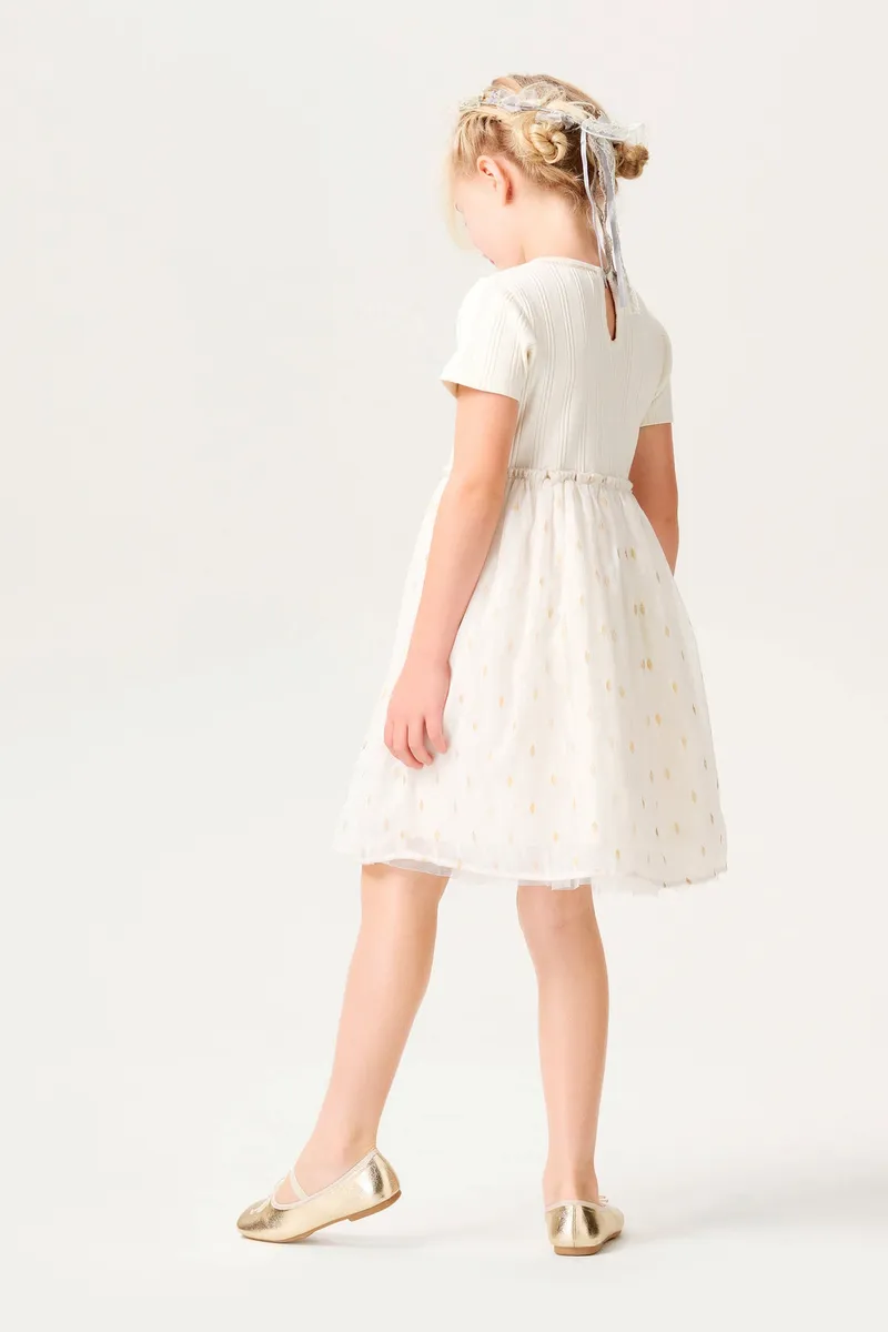 Noppies Kids Kleid Manou, Weiss, – Produktbild 2 von 3