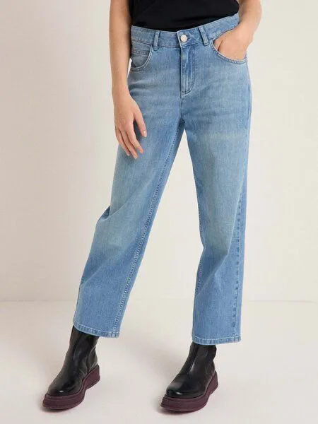 LANIUS LANIUS Relaxed Jeans aus Bio-Baumwolle, Light denim, – Produktbild 2 von 4