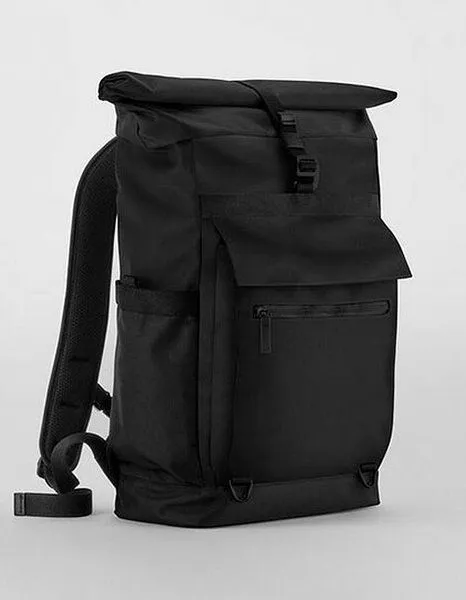 Quadra Quadra Axis Roll-Top Backpack Rolltop Notebookfach, Schwarz, – Produktbild 2 von 3