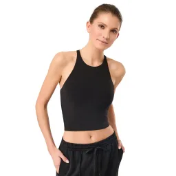 mandala Kurzes Tanktop mit gekreuztem Rücken für Frauen Mandala – Produktbild 1 von 1