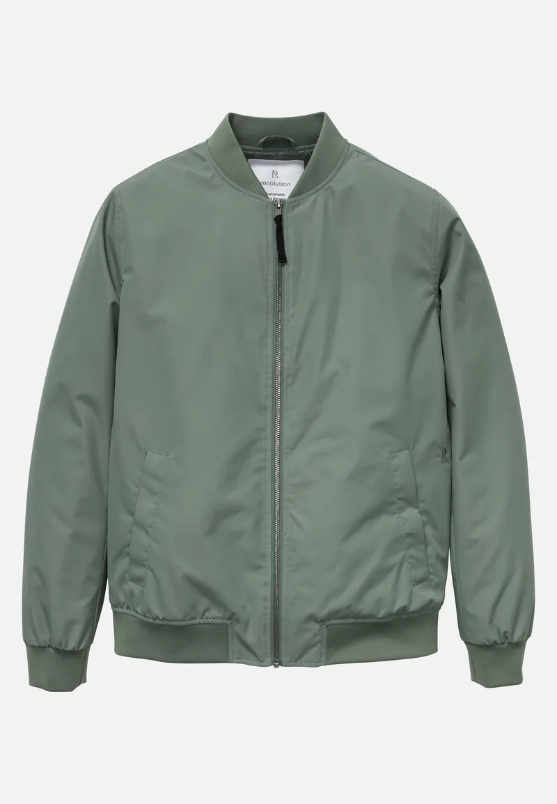 recolution Recolution Herren vegan Blousonjacke Aspen Khaki, Grün, – Produktbild 1 von 2
