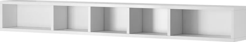 OTTO home Wandregal Toledo,Breite 169 cm stilvolle Deko-Wandregal, Wandregal mit 5 Fächern, viel Stauraum, Masse 169/20,5/19 (B/H/T), Weiß, – Produktbild 3 von 8