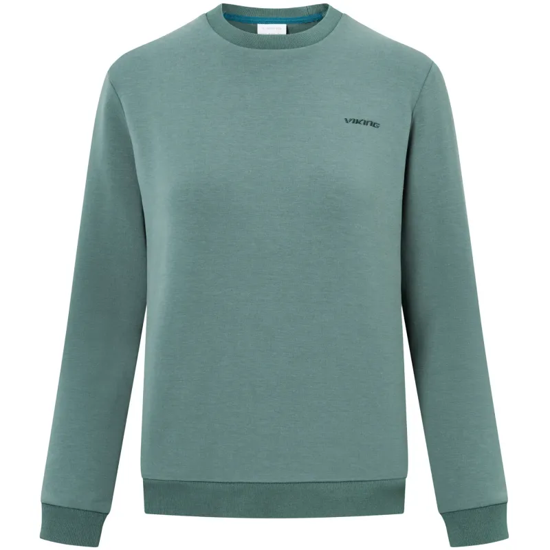 Viking Sweatshirt mit Rundhalsausschnitt, Damen Viking Escape Bamboo, Grün, – Produktbild 1 von 1