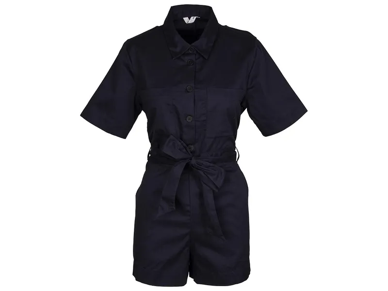 MELA MELA Bio-Damen-Jumpsuit kurz "SANELA" navy, Gr. S – Produktbild 1 von 1