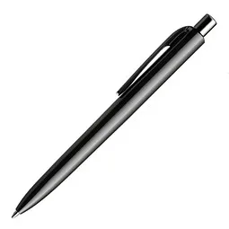 prodir prodir® Kugelschreiber DS8 PPP Family, blaue Mine, schwarz/silber poliert – Produktbild 1 von 1