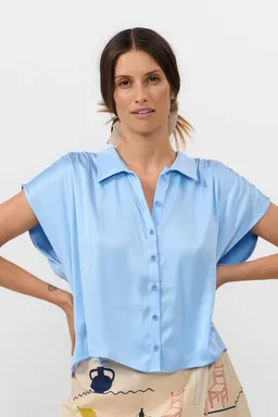 SUITE13LAB SUITE13LAB Damen vegan Hemd Sur Hellblau – Produktbild 1 von 1