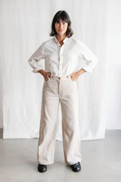 Jyoti - Fair Works Jyoti - Fair Works Bio-Baumwollcord Hose Tushar, Beige, – Produktbild 4 von 4