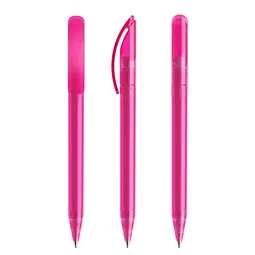 prodir prodir® Drehkugelschreiber DS3 TFF, blaue Mine, pink/gefrostet, Pink, – Produktbild 1 von 1