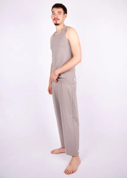 ÆVRIL ÆVRIL Unisex Tank Top // Dolphin Grey // Bio-Baumwolle – Produktbild 3 von 4