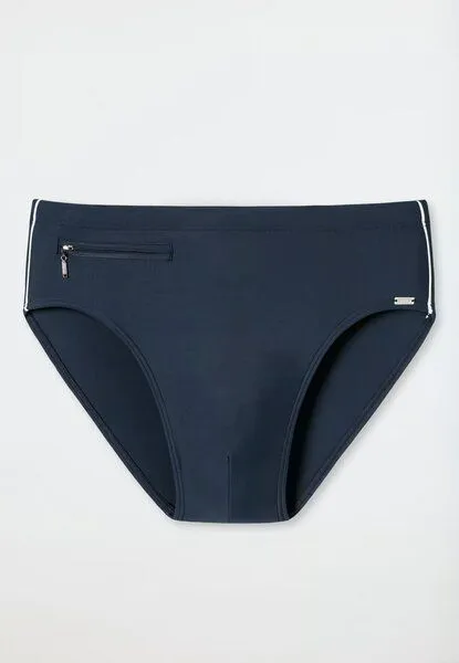 Schiesser Schiesser Badehose mit Reißverschluss-Tasche | recycelt, Admiral, – Produktbild 4 von 4