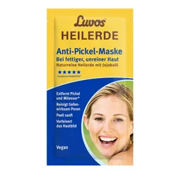 Luvos Luvos Gesichtsmaske Heilerde - Anti-Pickel-Maske 15ml 4er Pack – Produktbild 1 von 1
