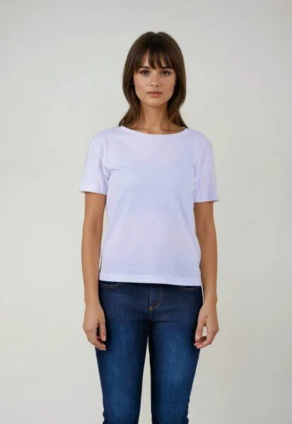 TORLAND TORLAND Damen T-Shirt SERENA, Weiß (white), – Produktbild 2 von 3
