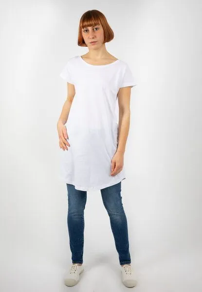 TORLAND TORLAND Damen T-Shirt Kleid TIRANA, Weiß (white), – Produktbild 1 von 3