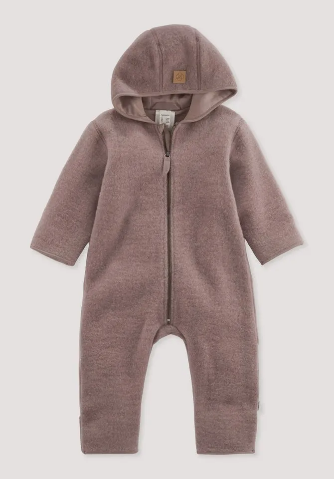 hessnatur hessnatur Overall Wollfleece aus reiner Bio-Merinowolle (1-tlg), Grün, – Produktbild 1 von 2
