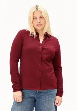 ARMEDANGELS ARMEDANGELS NALAANNIA Damen Bluse aus Bio-Baumwoll Mix – Produktbild 1 von 1