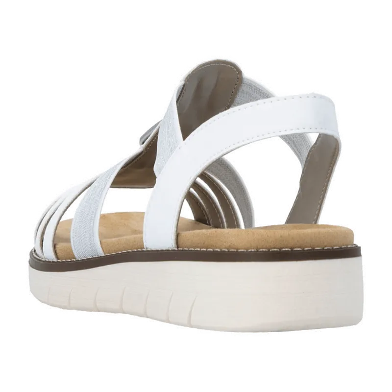 Remonte Remonte Komfort Sandalette für Damen, Weiß, – Produktbild 7 von 7