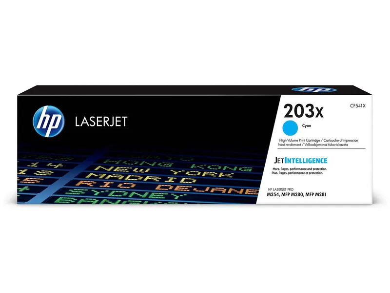 Hewlett Packard hp Toner CF541X, Nr. 203X cyan – Produktbild 1 von 1