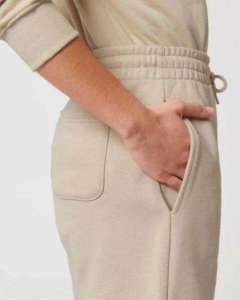 YTWOO YTWOO Sweatshorts, Joggingshorts aus 100% Cotton (Bio) - Organic Carded, Fair Trade, Beige, – Produktbild 4 von 4