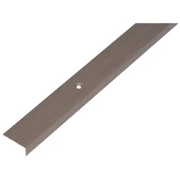 Alberts ALBERTS Treppenkanten-Schutzprofil, Alu bronze elox., LxBxHxS 1000x25x10x1,5mm – Produktbild 1 von 1