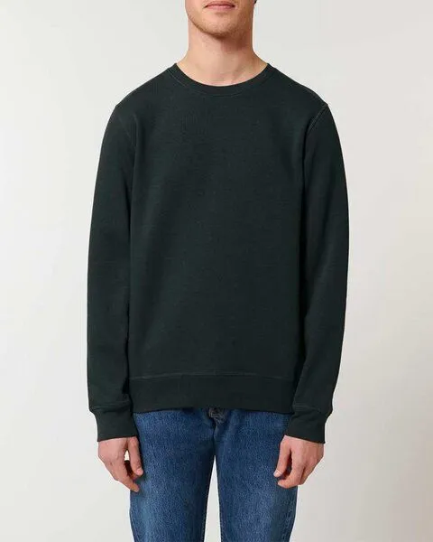 YTWOO YTWOO Unisex Sweatshirt | fairtrade & ökologisch, Schwarz, – Produktbild 2 von 4