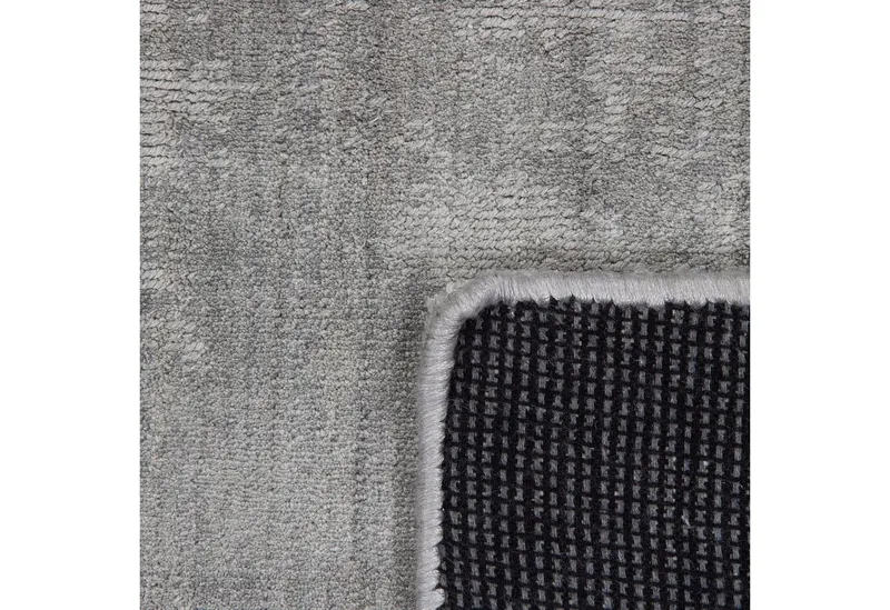 Consilio Concept Designteppich NOBEL Teppich Wohnzimmer Seidenglanz luxuriös Viskose moderner weich, Silberfarben, – Produktbild 5 von 5