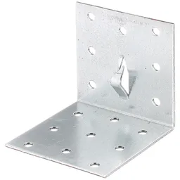 Alberts ALBERTS Lochplattenwinkel, Fixierkralle z.Einschlagen, sendzimirverzinkt, TxHxB 60x60x60mm – Produktbild 1 von 1