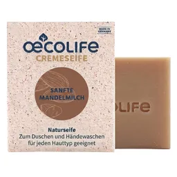 oecolife Feste Naturseife sanfte Mandelmilch – Produktbild 1 von 1