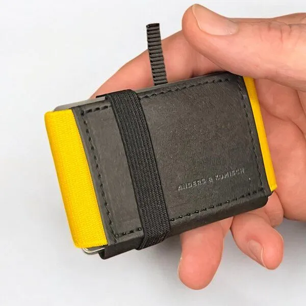 ANDERS & KOMISCH ANDERS & KOMISCH MINI DELUXE Slim Wallet mit RFID Schutz und Münzfach, Black, – Produktbild 5 von 5