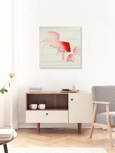 Photocircle Photocircle Poster / Leinwandbild - Goldfische von Ohara Koson – Produktbild 2 von 4