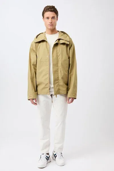 LangerChen LangerChen Kapuzenjacke mit verdeckter Knopfleiste, Breeze (braun), – Produktbild 1 von 4
