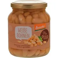 Nur Puur Nur PUUR Weiße Bio-Bohnen, demeter-zertifiziert, 350 g – Produktbild 1 von 1